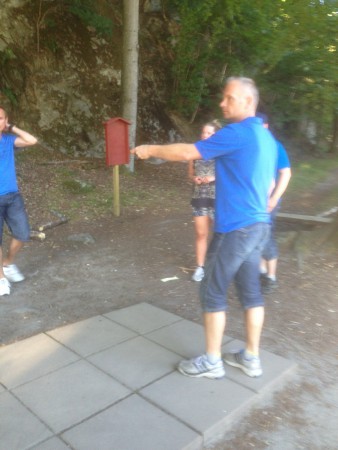 Olofssons blick " hole in one eller? :)"